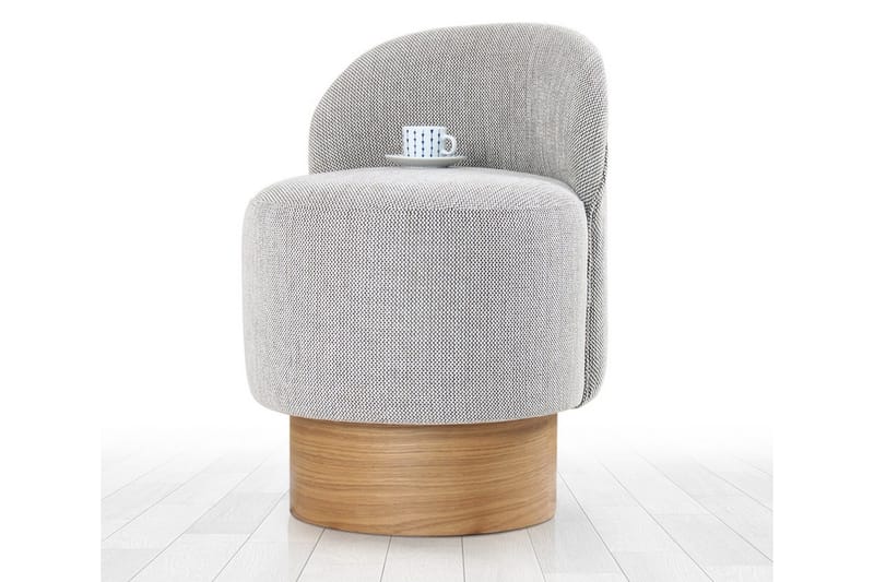 Muktan Sittpuff 47 cm - Grå - Möbler - Vardagsrum - Stolar & sittmöbler - Sittpuff