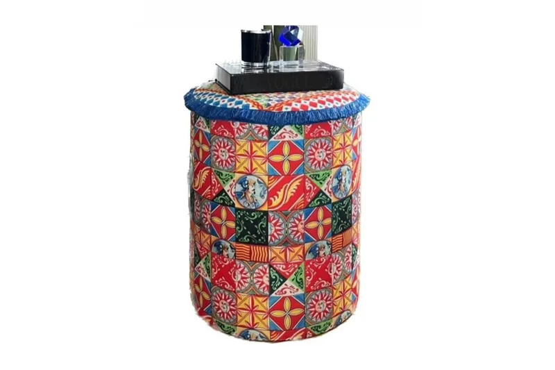 Multan Sittpuff 45 cm, Flerfärgad