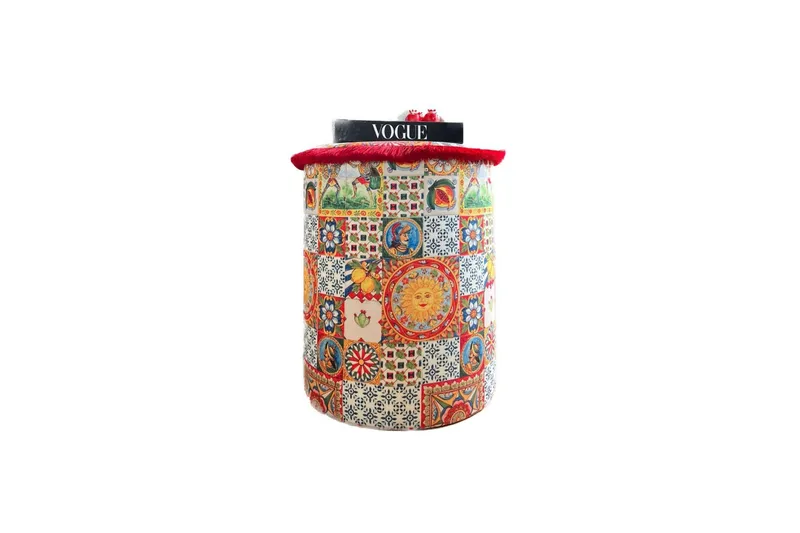 Multan Sittpuff 45 cm, Flerfärgad