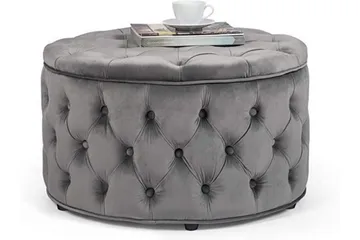 Munder Sittpuff 70 cm - Grå - Möbler - Vardagsrum - Stolar & sittmöbler - Sittpuff