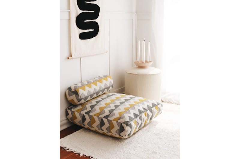 Munkad Sittpuff 70 cm - Flerfärgad - Möbler - Vardagsrum - Stolar & sittmöbler - Sittpuff