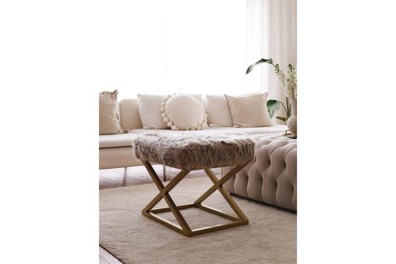 Murmu Sittpuff 50 cm - Brun - Möbler - Vardagsrum - Stolar & sittmöbler - Sittpuff