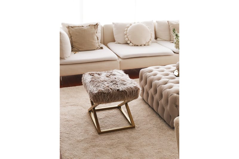 Murmu Sittpuff 50 cm - Brun - Möbler - Vardagsrum - Stolar & sittmöbler - Sittpuff