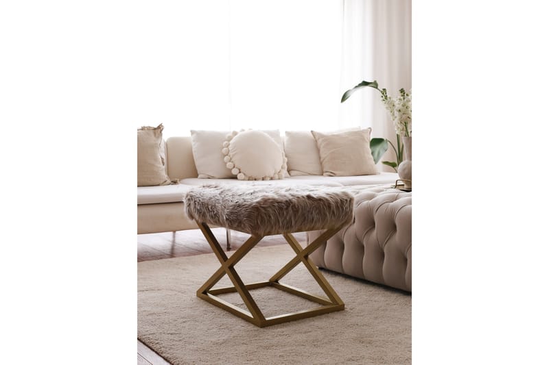 Murmu Sittpuff 50 cm Brun - Möbler - Vardagsrum - Stolar & sittmöbler - Sittpuff