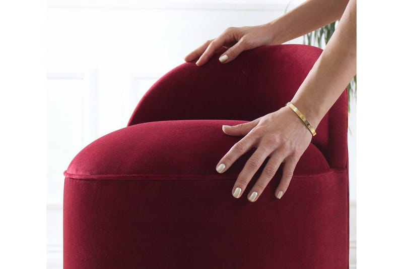 Murwillumbah Sittpuff 45 cm - Röd - Möbler - Vardagsrum - Stolar & sittmöbler - Sittpuff