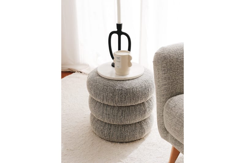 Musibat Sittpuff 40 cm - Grå - Möbler - Vardagsrum - Stolar & sittmöbler - Sittpuff