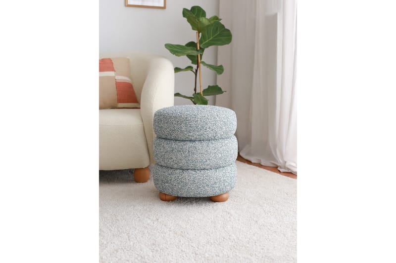 Musibat Sittpuff 42 cm - Blå - Möbler - Vardagsrum - Stolar & sittmöbler - Sittpuff