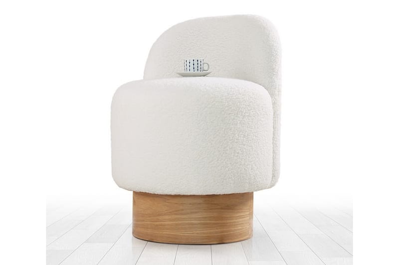 Nadem Sittpuff 47 cm Vit - Möbler - Vardagsrum - Stolar & sittmöbler - Sittpuff