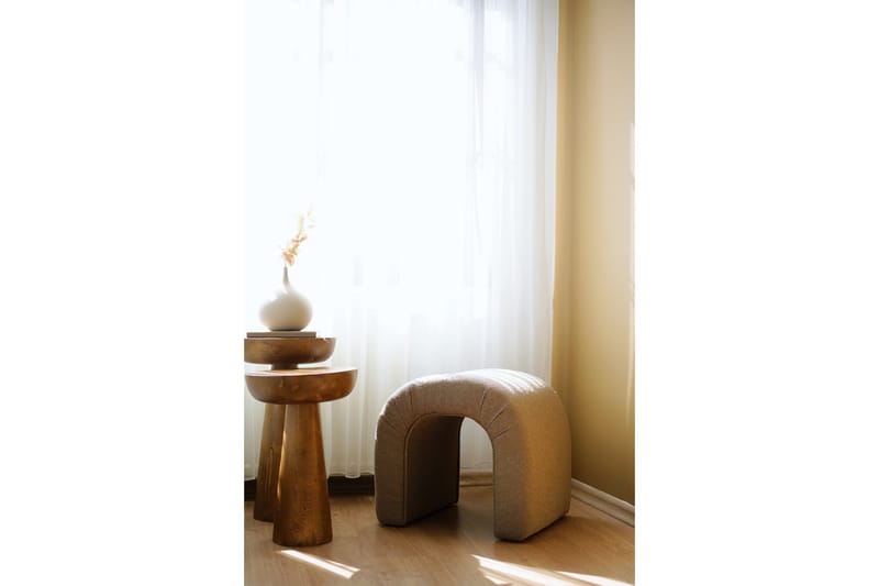 Nagar Sittpuff 51 cm - Brun - Möbler - Vardagsrum - Stolar & sittmöbler - Sittpuff