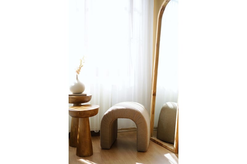 Nagar Sittpuff 51 cm - Brun - Möbler - Vardagsrum - Stolar & sittmöbler - Sittpuff