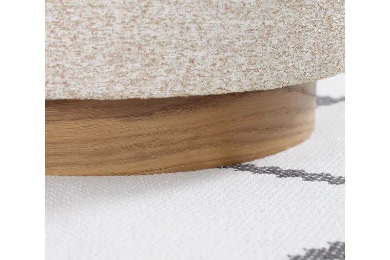 Namra Sittpuff 45 cm - Beige - Möbler - Vardagsrum - Stolar & sittmöbler - Sittpuff