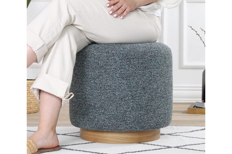 Namra Sittpuff 45 cm - Grå - Möbler - Vardagsrum - Stolar & sittmöbler - Sittpuff