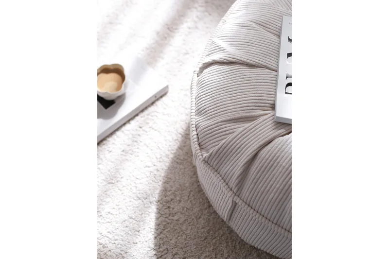 Nanhe Sittpuff 60 cm - Ljusgrå - Möbler - Vardagsrum - Stolar & sittmöbler - Sittpuff