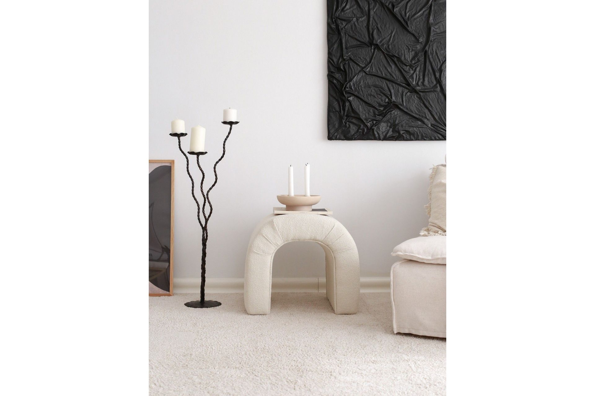 Narayran Sittpuff 51 cm - Cream