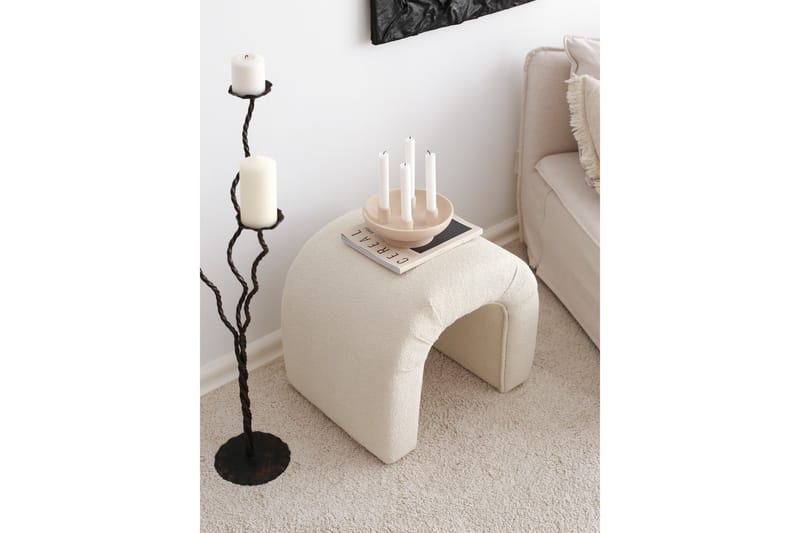 Narayran Sittpuff 51 cm Cream - Möbler - Vardagsrum - Stolar & sittmöbler - Sittpuff