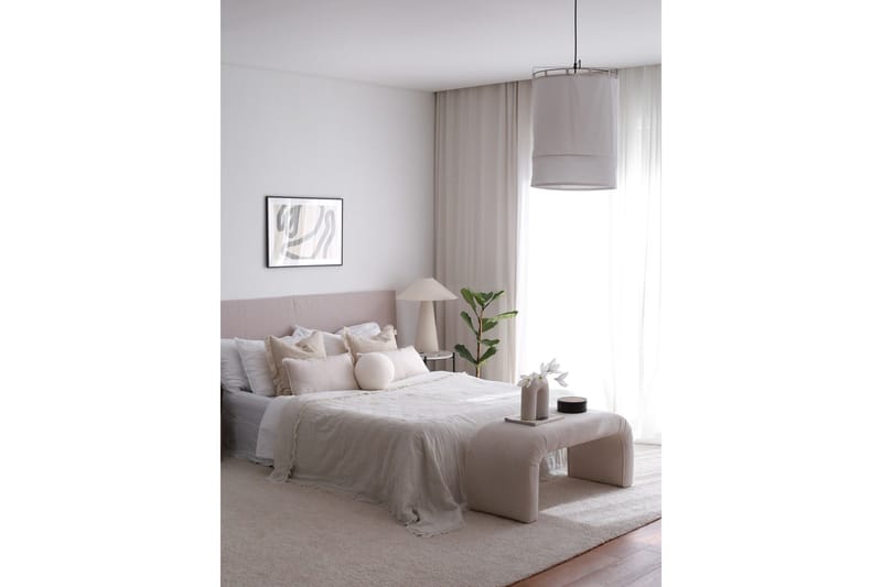 Narpendra Sittpuff 106 cm - Vit - Möbler - Vardagsrum - Stolar & sittmöbler - Sittpuff