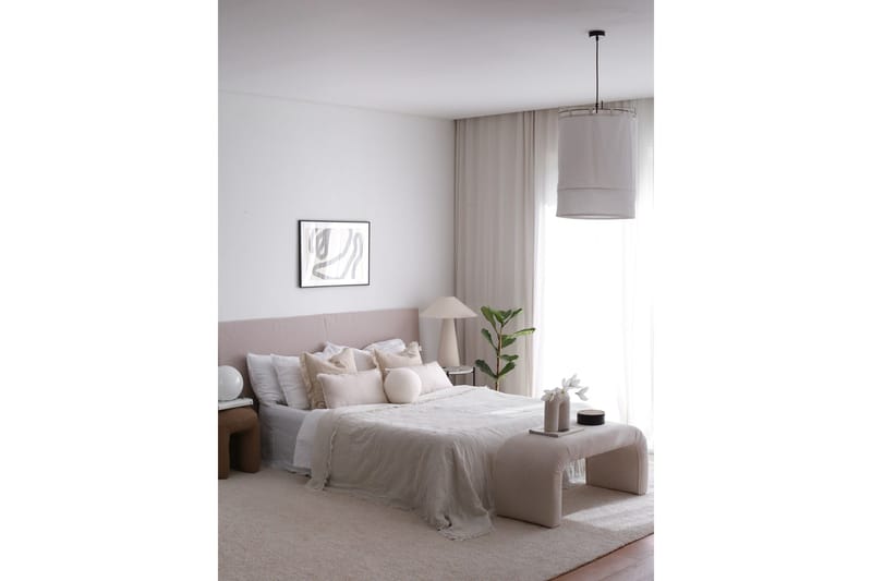 Narpendra Sittpuff 106 cm - Vit - Möbler - Vardagsrum - Stolar & sittmöbler - Sittpuff