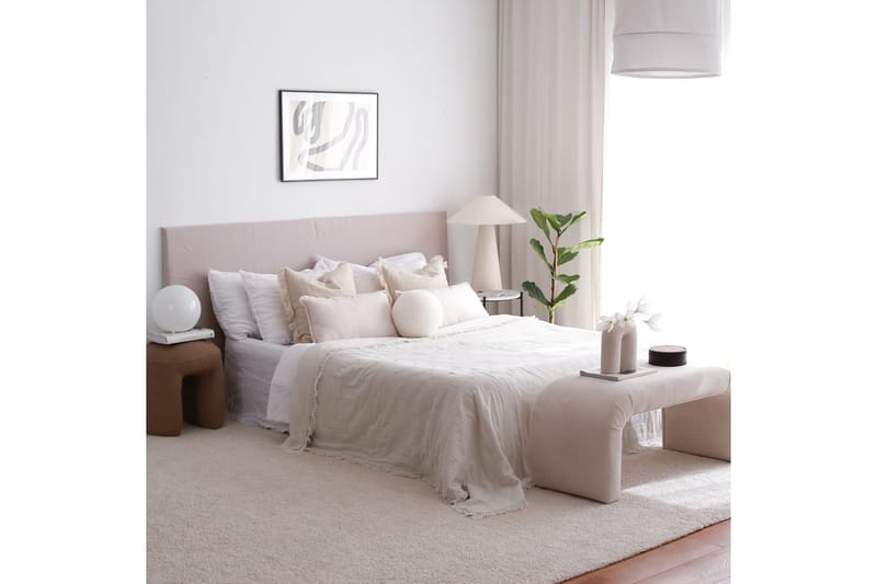 Narpendra Sittpuff 106 cm - Vit - Möbler - Vardagsrum - Stolar & sittmöbler - Sittpuff