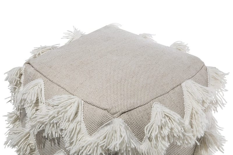 Nashik Sittpuff 45 cm - Beige - Möbler - Vardagsrum - Stolar & sittmöbler - Sittpuff