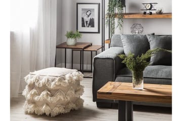 Nashik Sittpuff 45 cm - Beige - Möbler - Vardagsrum - Stolar & sittmöbler - Sittpuff