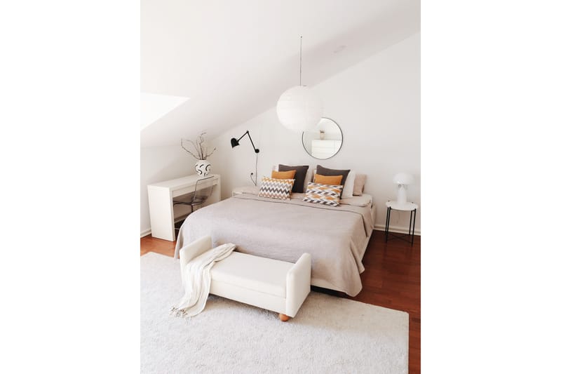 Natsuko Sittpuff 115 cm Vit - Möbler - Vardagsrum - Stolar & sittmöbler - Sittpuff