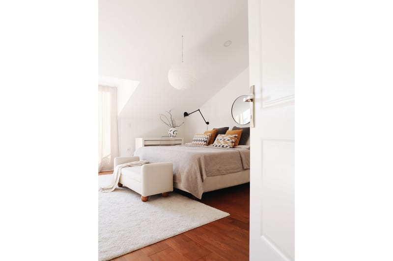 Natsuko Sittpuff 115 cm Vit - Möbler - Vardagsrum - Stolar & sittmöbler - Sittpuff