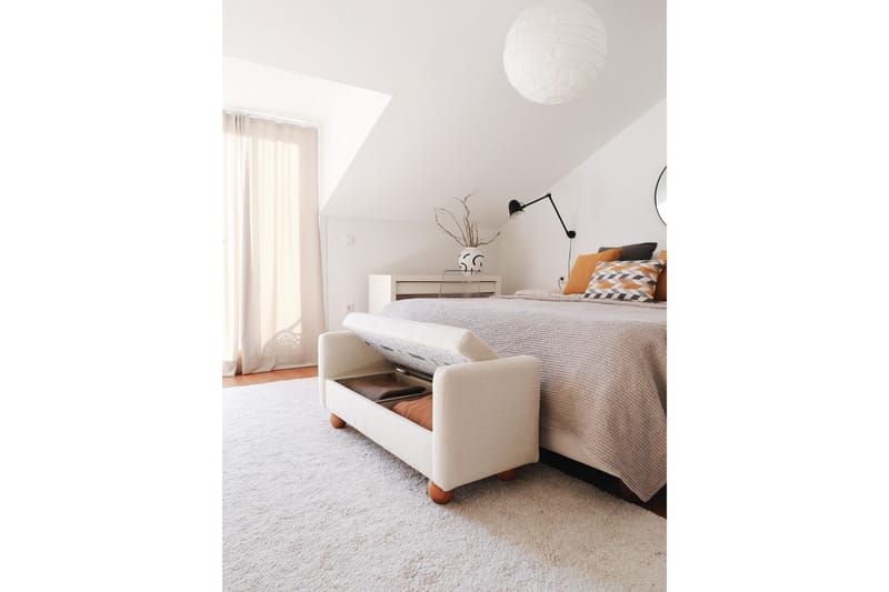 Natsuko Sittpuff 115 cm Vit - Möbler - Vardagsrum - Stolar & sittmöbler - Sittpuff