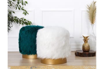 Needles Sittpuff 40 cm - Vit - Möbler - Vardagsrum - Stolar & sittmöbler - Sittpuff