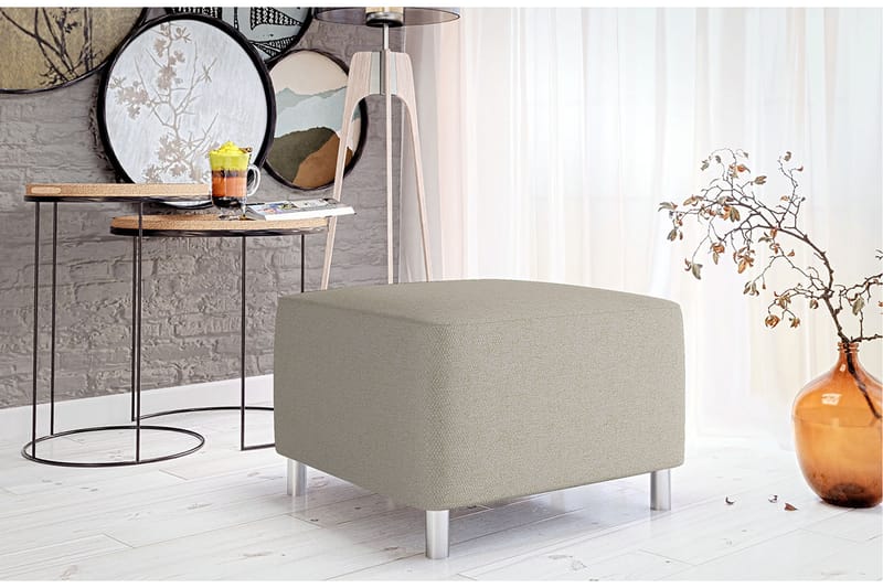 NEIRIN Sittpuff Beige - Möbler - Vardagsrum - Stolar & sittmöbler - Sittpuff