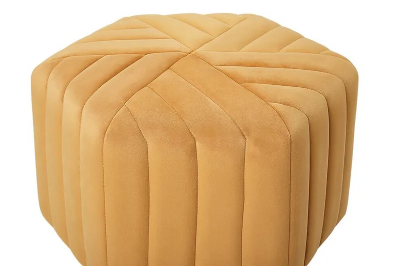 Oakbrook Sittpuff - Gul - Möbler - Vardagsrum - Stolar & sittmöbler - Sittpuff