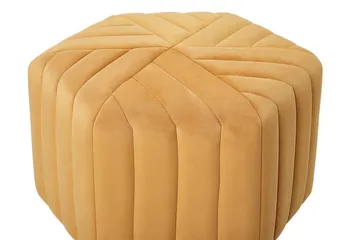 Oakbrook Sittpuff - Gul - Möbler - Vardagsrum - Stolar & sittmöbler - Sittpuff