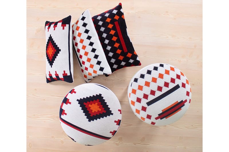 Opelousas Sittpuff 46 cm - Vit - Möbler - Vardagsrum - Stolar & sittmöbler - Sittpuff