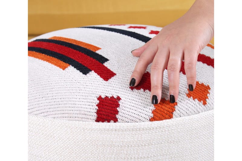 Opelousas Sittpuff 46 cm - Vit - Möbler - Vardagsrum - Stolar & sittmöbler - Sittpuff