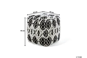 Orai Sittpuff 45 cm - Svart - Möbler - Vardagsrum - Stolar & sittmöbler - Sittpuff