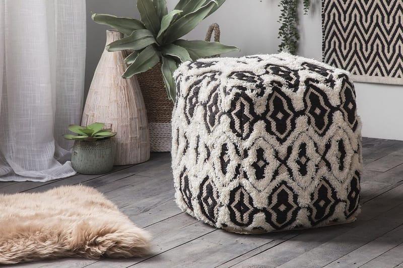 Orai Sittpuff 45 cm - Svart - Möbler - Vardagsrum - Stolar & sittmöbler - Sittpuff