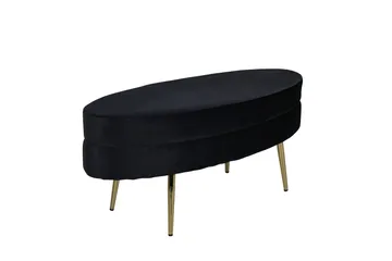Otto Sittpuff - Svart - Möbler - Vardagsrum - Stolar & sittmöbler - Sittpuff