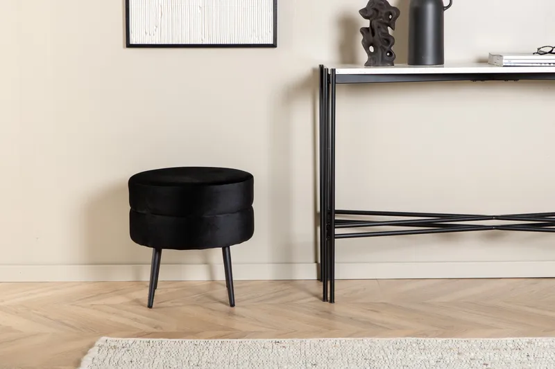 Otto Sittpuff - Svart - Möbler - Vardagsrum - Stolar & sittmöbler - Sittpuff