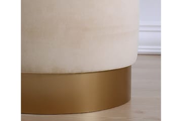 Owensboro Sittpuff 40 cm - Beige - M öbler - Vardagsrum - Stolar & sittmöbler - Sittpuff