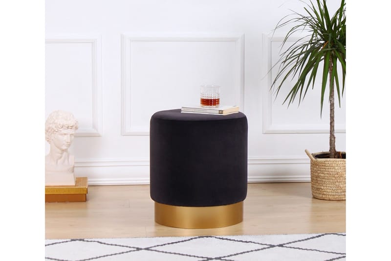 Owensboro Sittpuff 40 cm - Grå - Möbler - Vardagsrum - Stolar & sittmöbler - Sittpuff