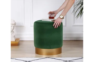 Owensboro Sittpuff 40 cm - Grön - Möbler - Vardagsrum - Stolar & sittmöbler - Sittpuff