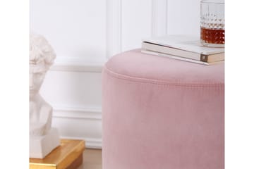 Owensboro Sittpuff 40 cm - Rosa - Möbler - Vardagsrum - Stolar & sittmöbler - Sittpuff