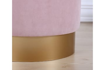 Owensboro Sittpuff 40 cm - Rosa - Möbler - Vardagsrum - Stolar & sittmöbler - Sittpuff