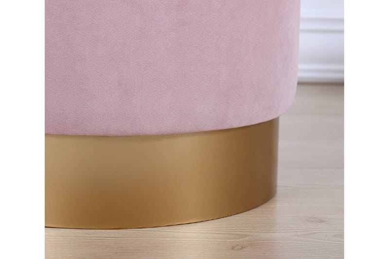 Owensboro Sittpuff 40 cm - Rosa - Möbler - Vardagsrum - Stolar & sittmöbler - Sittpuff