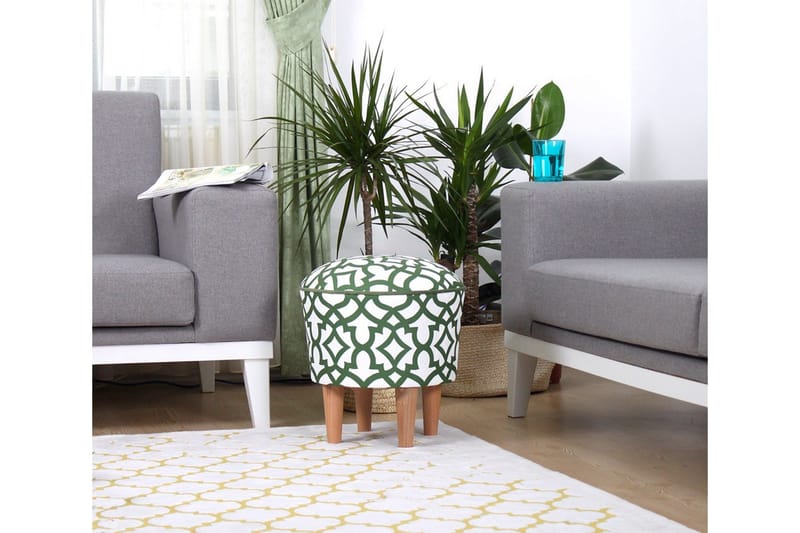 Painesville Sittpuff 42 cm - Grön - Möbler - Vardagsrum - Stolar & sittmöbler - Sittpuff