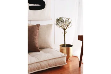 Parul Sittpuff 100 cm - Cream - Möbler - Vardagsrum - Stolar & sittmöbler - Sittpuff