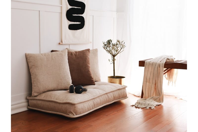 Parul Sittpuff 100 cm, Cream