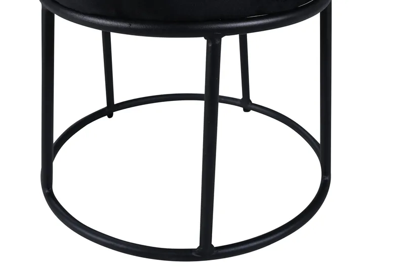 Petra Sittpuff - Svart - Möbler - Vardagsrum - Stolar & sittmöbler - Sittpuff