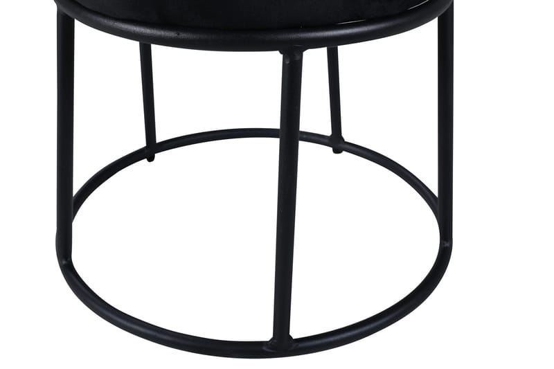 Petra Sittpuff - Svart - Möbler - Vardagsrum - Stolar & sittmöbler - Sittpuff