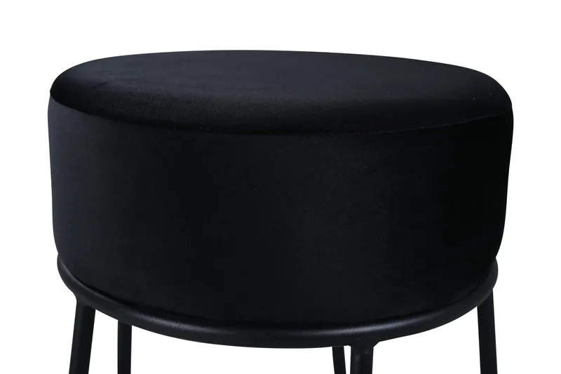 Petra Sittpuff - Svart - Möbler - Vardagsrum - Stolar & sittmöbler - Sittpuff