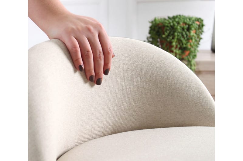 Philippi Sittpuff 42 cm - Beige - Möbler - Vardagsrum - Stolar & sittmöbler - Sittpuff